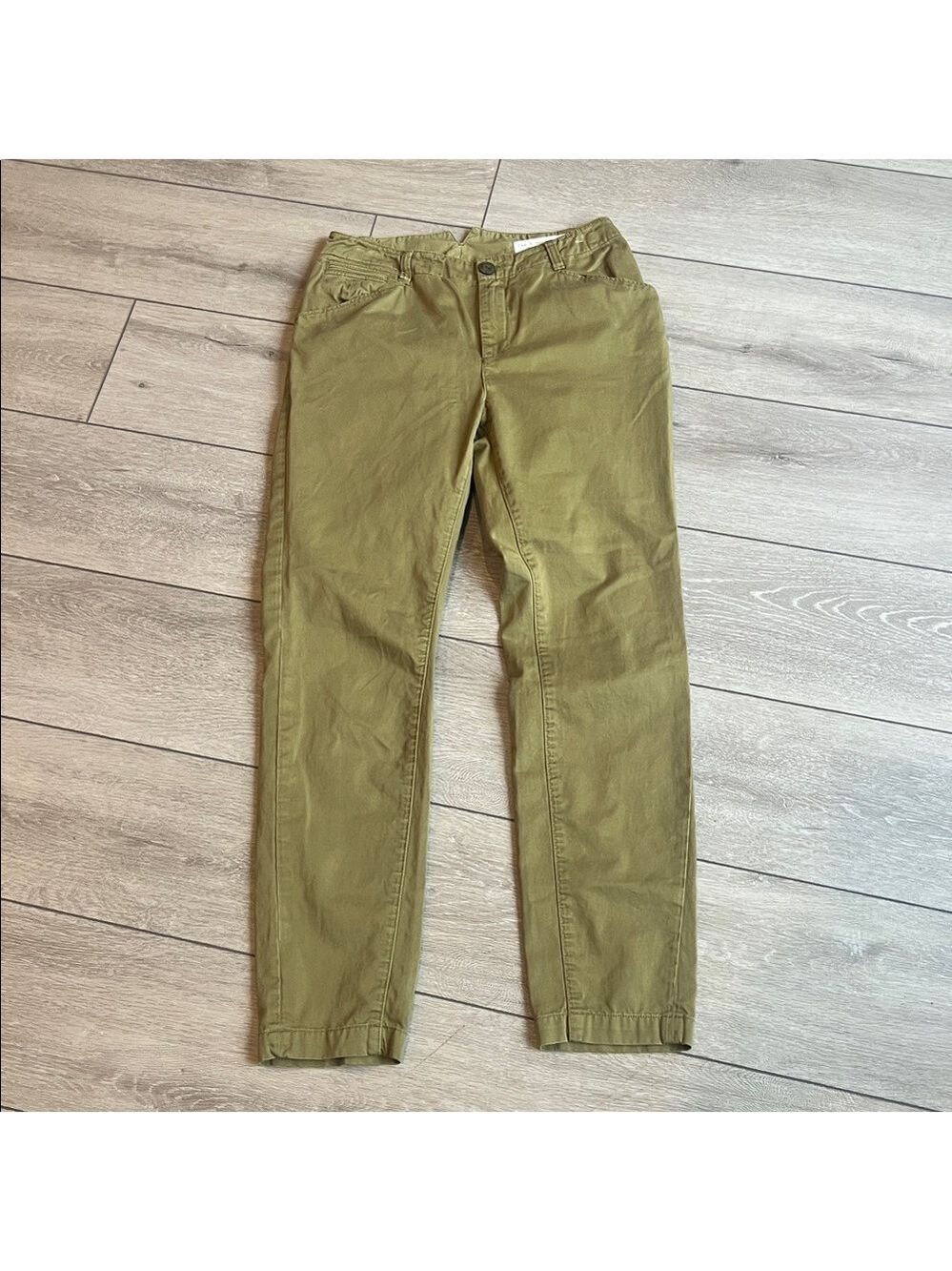 rag & bone Olive Utility Classic field cotton Chinos size 26 - Picture 3 of 8